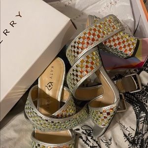 Katy Perry heels. Gorgeous.  Worn once!!